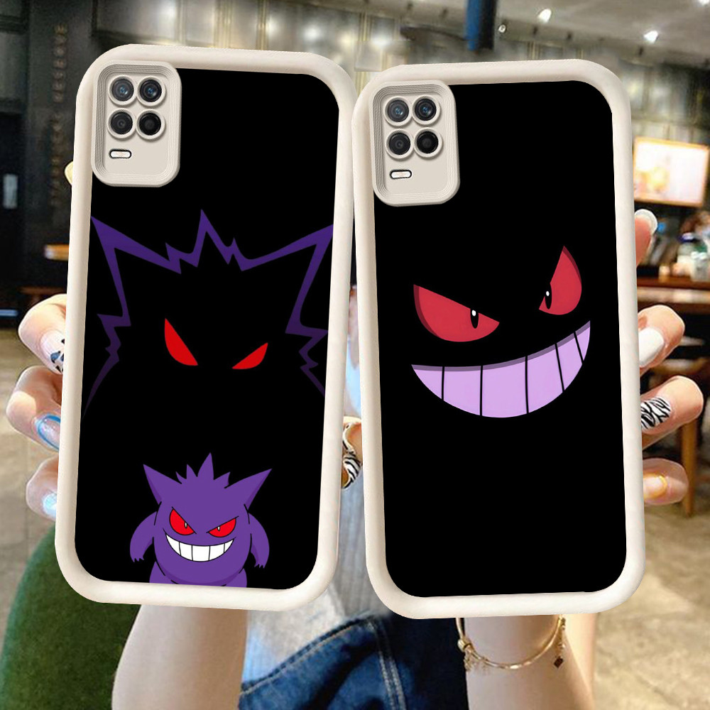 NA-33 Gengar เคสกันกระแทกสําหรับ OPPO A54 Realme 8 8S Q3 V13 Narzo 30 Pro