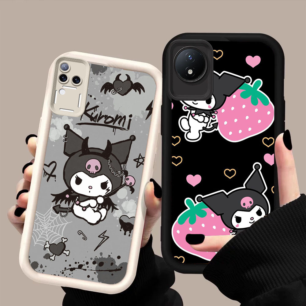 DF-82 Kuromi หรูหราปลอกอ่อนสําหรับ VIVO Y02 Y02a Y02t V30 Y29 V30E V50 Pro