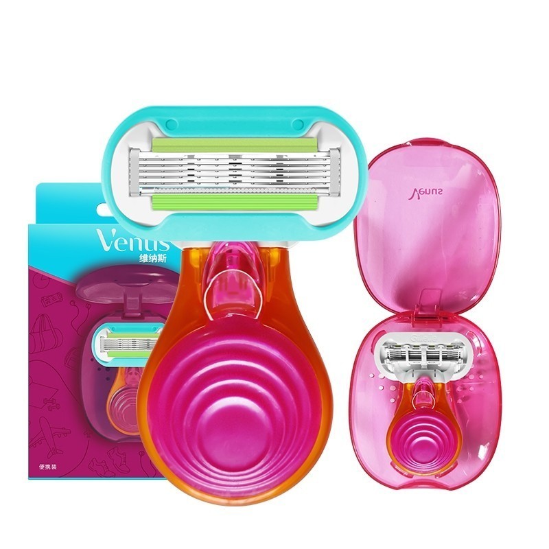 Gillette Venus Womens Safety Razor ใบมีด 3 ชิ้น 1 กล่องมีดโกน