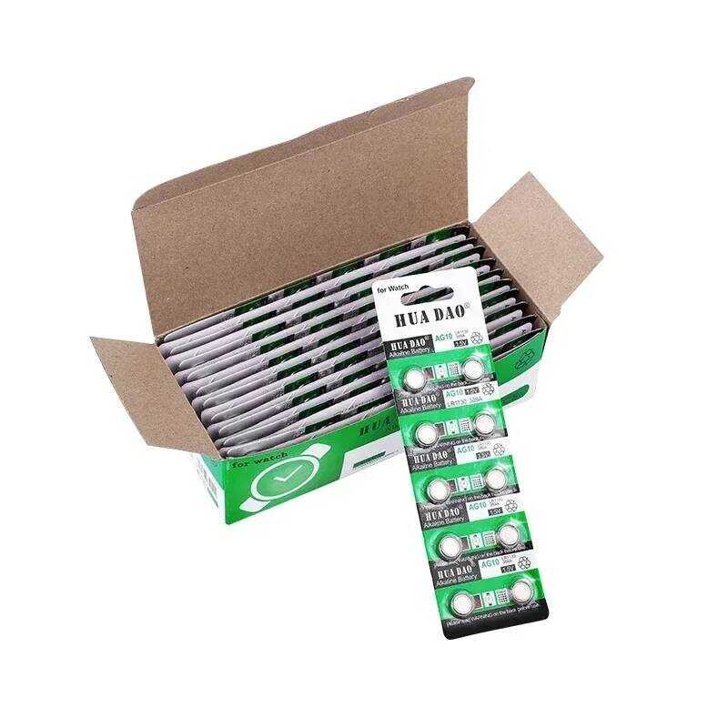 แบตเตอรี่อัลคาไลน์ LR1130 AG10 ปุ่ม LR 1130 SR1130 389A LR54 L1131 สำหรับนาฬิกา เครื่องช่วยฟัง ไฟฉาย