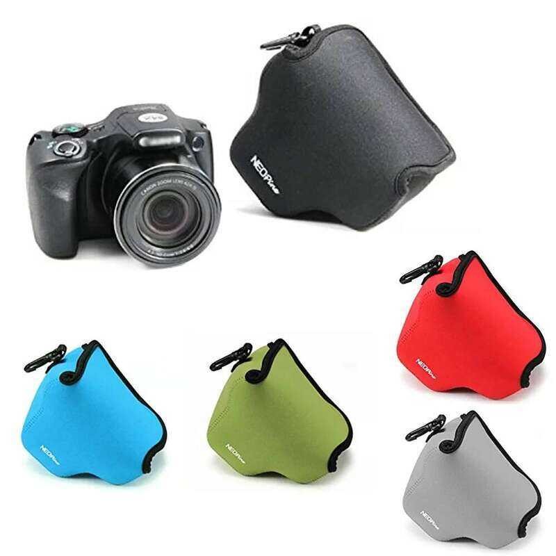 แบบพกพา Neoprene นุ่มกระเป๋ากล้องสําหรับ Canon Powershot SX540 SX530 SX520 HS postma
