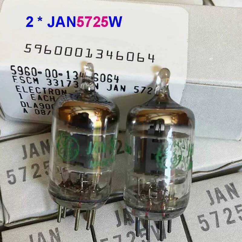 2PCS JAN 5725W 5725 สูญญากาศ Electron วาล์วหลอดอิเล็กทรอนิกส์การจับคู่สําหรับเสียง PreAmp เปลี่ยนได้