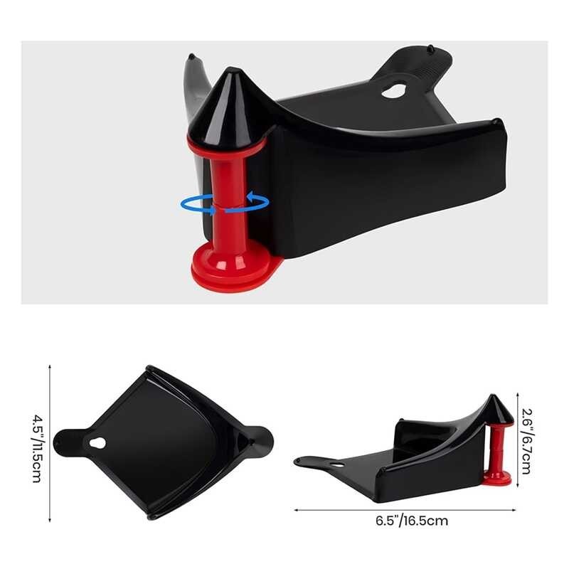 【Aibi Home】-4Pcs Guide, Roller For Washing, Tire Hose Guide , Car Tires Plastic Wash Tool-Black E s