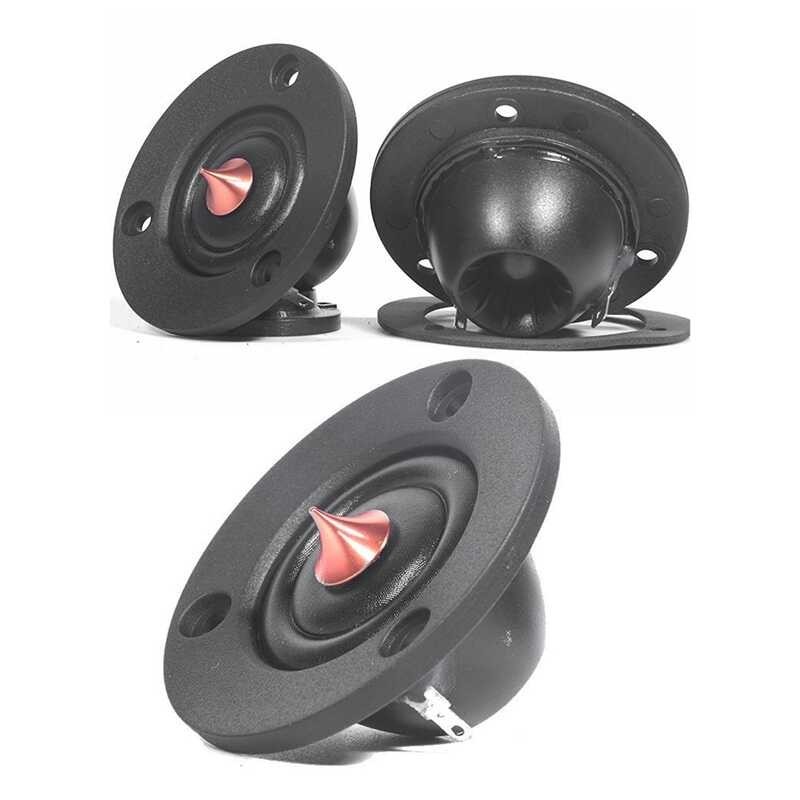 2Pcs 2 Inch Dome Tweeter Speaker Unit Chinese Silk Diaphragm Neodymium Treble Car Home Theater