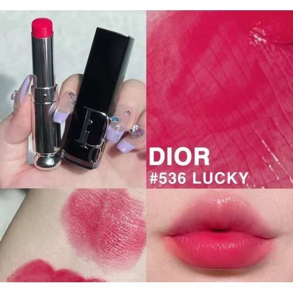 dior lip glow ลิป dior ของแทั ซูเปอร์โมเดลสุดเย้ายวนใจคนใหม่ของ Dior, ลิปสติกหลอดสีดําเคลือบ, ลิปสต