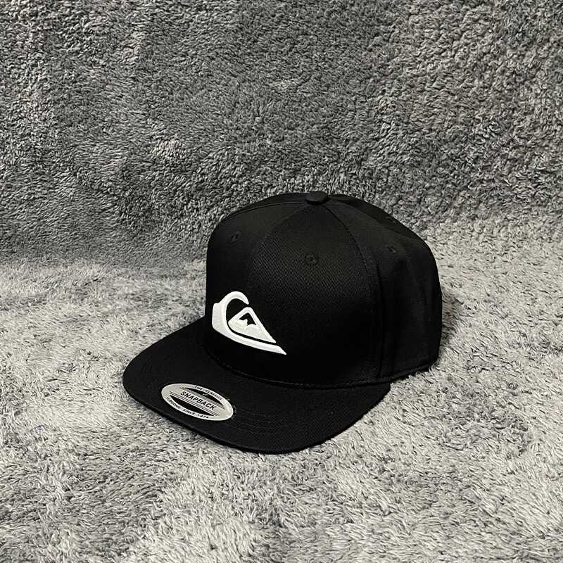 Niche Quiksierˉ Popular Surfing Baseball Cap Skateboard Flat Brim Hat Spring Summer Hard Both Men