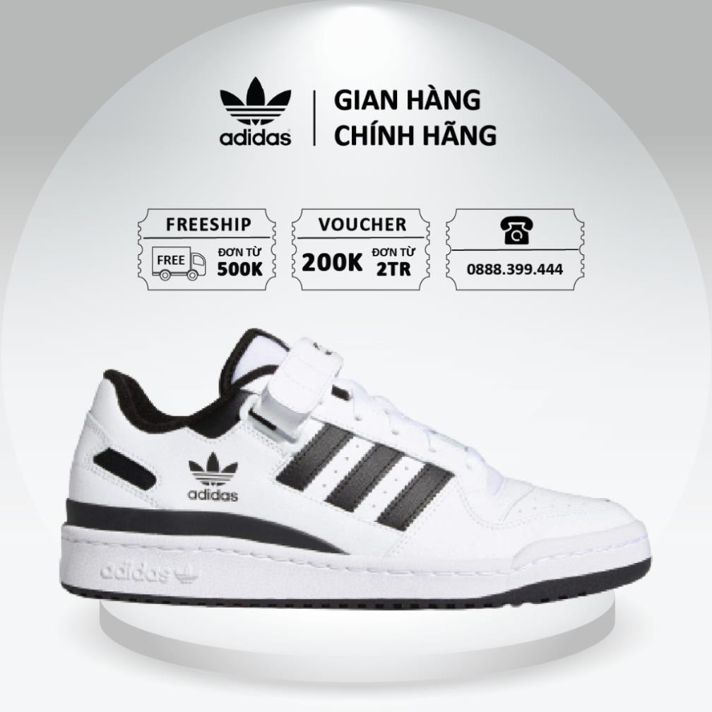 | ของแท้ | รองเท้าผ้าใบ Adidas Forum LowWhite Black FY7757
