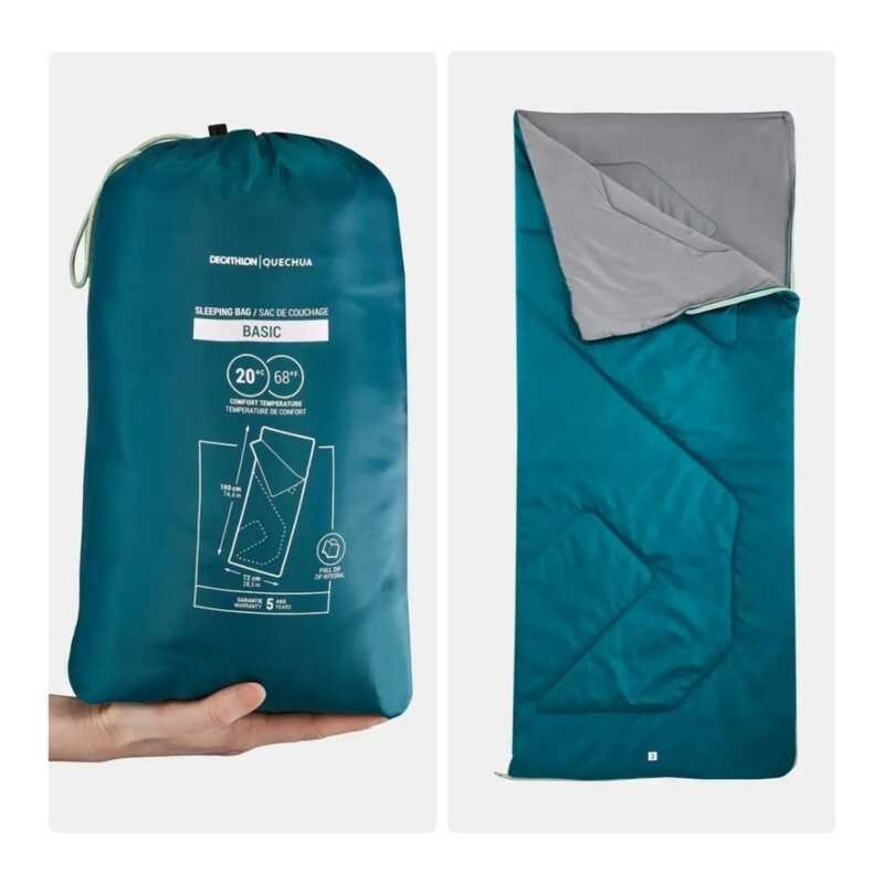 DECATHLON QUECHUA ARPENAZ CAMPING SLEEPING BAG ถุงนอน ถุงนอนตั้งแคมป์ ถุงน