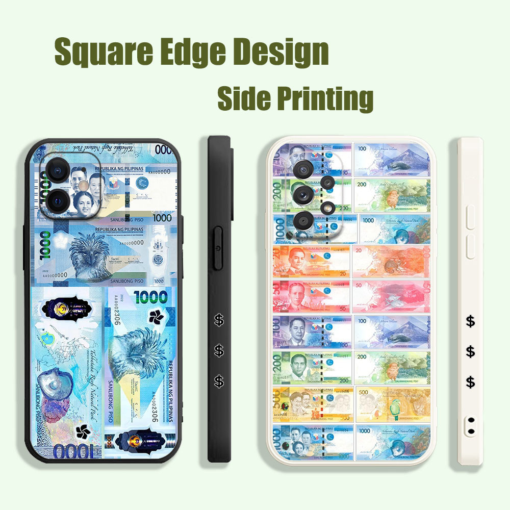 ปลอกสําหรับRealme C20 C25 C25S C25Y 9i Narzo 30Aหน้าใหม่ของ1000ฟิลิปปินส์Peso IGE07 เคสโทรศัพท์ขอบสี