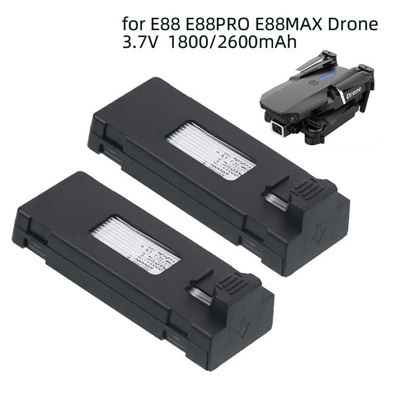 3.7V 6 RC Drone Battery Accessory Replacement for DJI E88 E88Pro E88Max E525 E525Pro Mini Uav Par