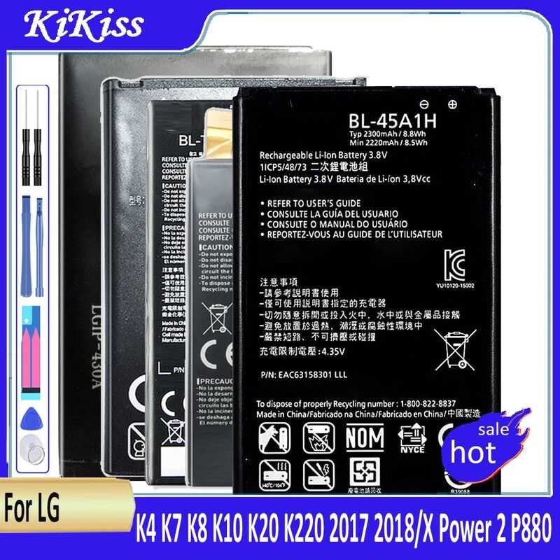 BL-45A1H BL-45F1F BL-46D1F BL-46HH BL-49JH BL-53QH BL-T24 BL-T30 แบตเตอรี่สำหรับ LG K4 K7 K8 K10 K20