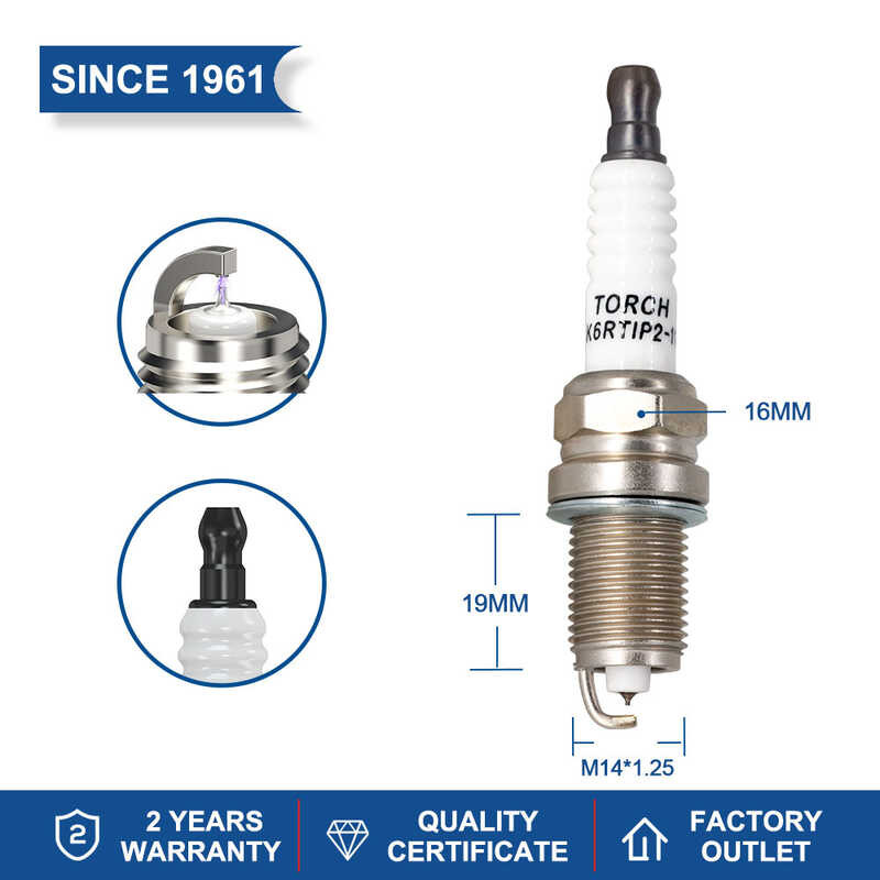 2-8Pcs เปลี่ยน Ifr6t11 Zfr6j-11 Bkr6ey-11 Denso Sk20r11 K20r-U11 โตโยต้า 90919-01210