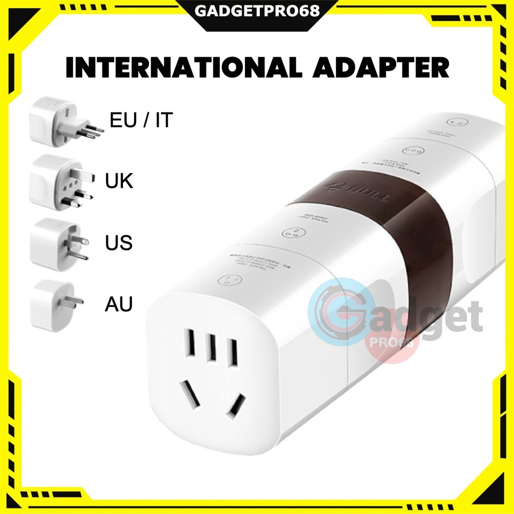 Bull Universal Adapter Travel International Adapter Plug Universal Adapter Charger Travel 公牛