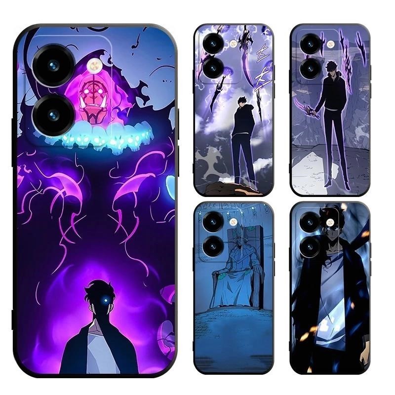 สําหรับ POCO F8 X8 X7 F7 M7 Ultra C75 F1 F4 X5 M5 Pro Max GT 4G 5G TH1 สีดํานุ่มเคสโทรศัพท์ solo Lev