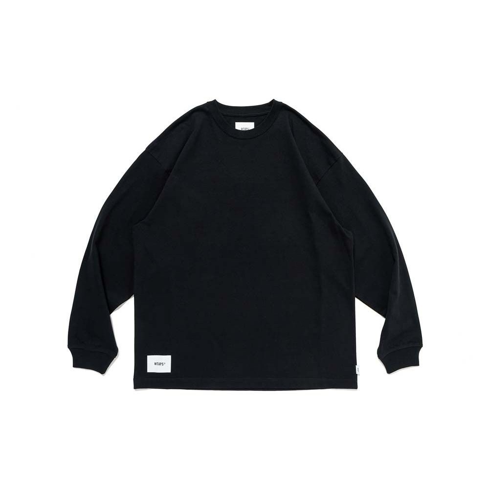 ♞WTAPS Sign LS Cotton Black Unused WFD
