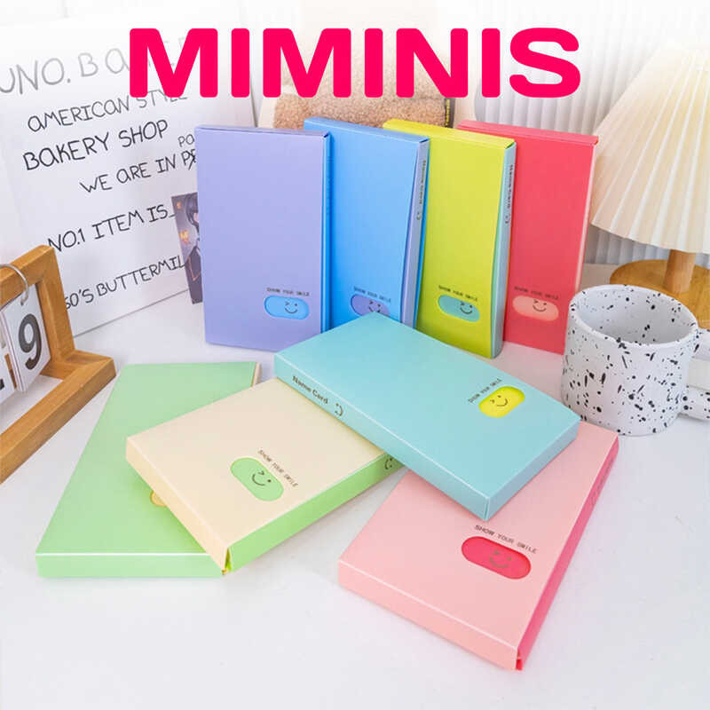 MIIMINIS - อัลบั้มภาพ 120 ช่อง H931 ธุรกิจการ์ด PLACE PHOTO ALBUM CARD HOLDER COLLECTION LOMO COLORF