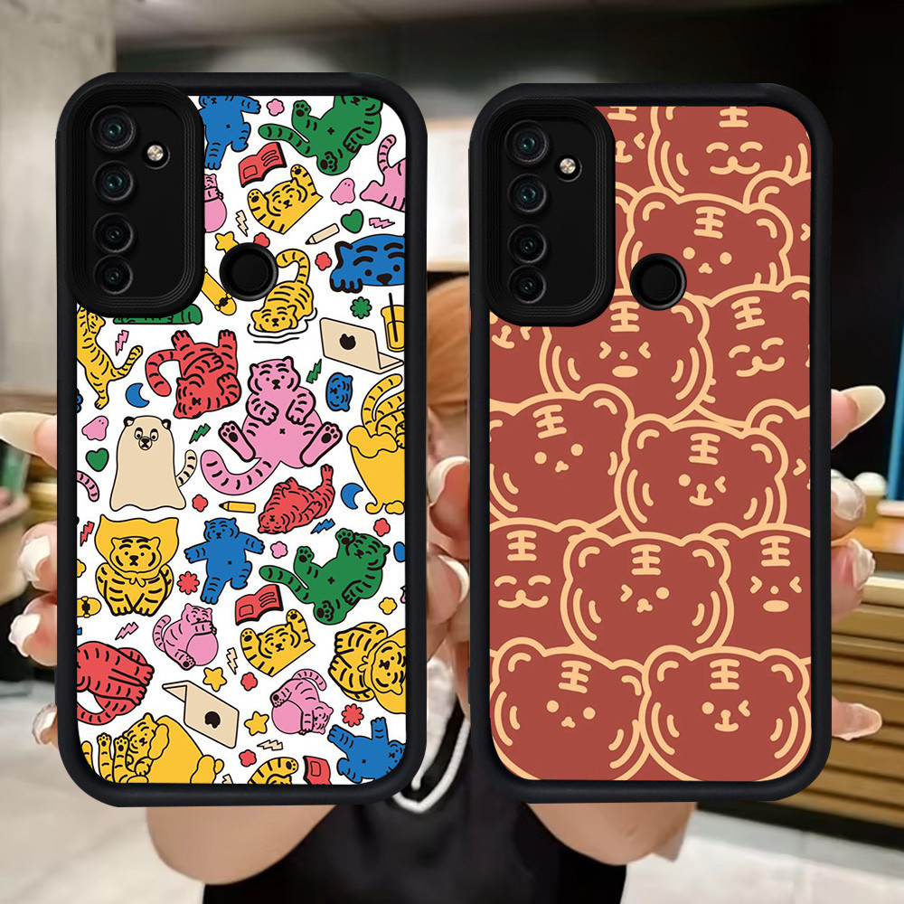 Q57 Tigerปลอกอ่อนสําหรับRealme C2 Narzo 10A C17 7i C75 10 5i 9i 6i 20A 5 5s C2s 14 14X 14T C71 C73