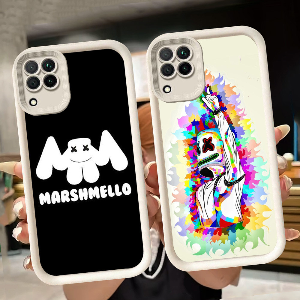 ปลอกอ่อนสําหรับ Samsung M04 A04E A05 A12 A04 F04 J2 A06 A07 A22 J7 Prime Pro 5G สีขาว Q2 Marshmallow