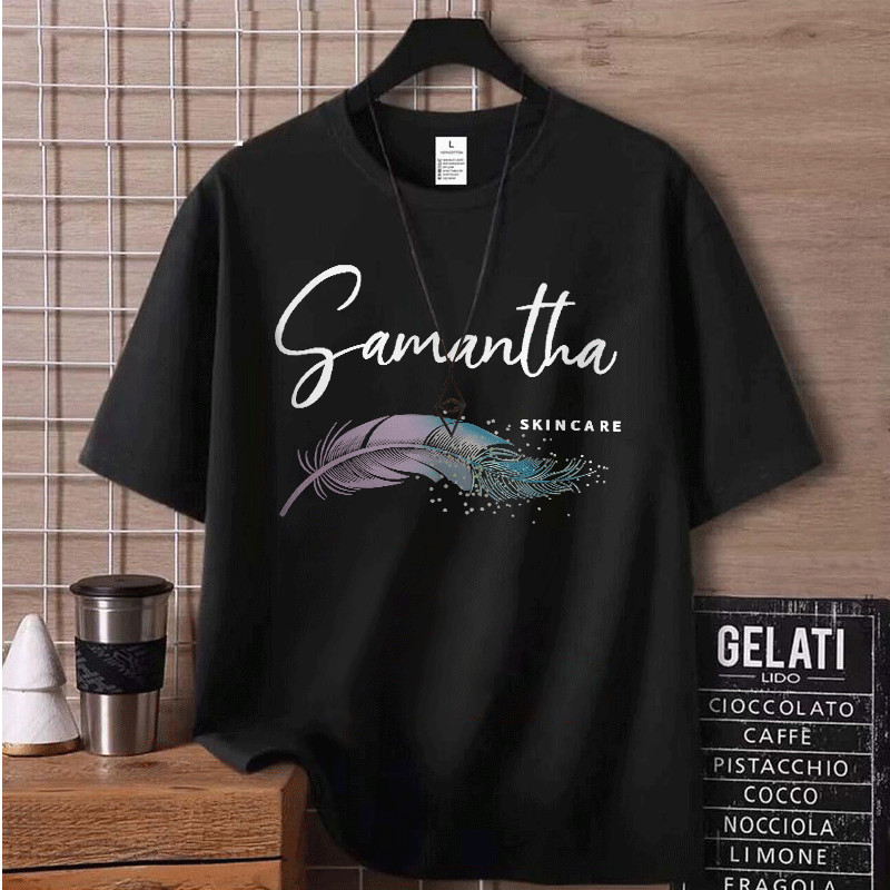 สีขาว-ดำ สีดําแขนสั้น ผู้ชาย วินเทจ เสื้อยืด สตรีทแฟชั่น เสื้อยืดผู้ชาย ลายการ์ตูน คอกลม OVERSIZE ราคา ถูกที่สุด ดีลบีเคเค แกลเลอรีภาพที่ 2