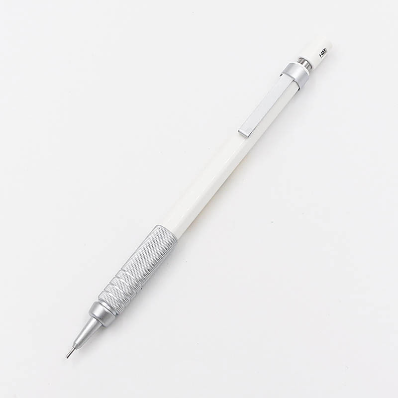 ญี่ปุ่น MUJI MUJI ดินสอเขียนแบบอัตโนมัติ Low Center Of Gravity White 0.5/0.3 มม.