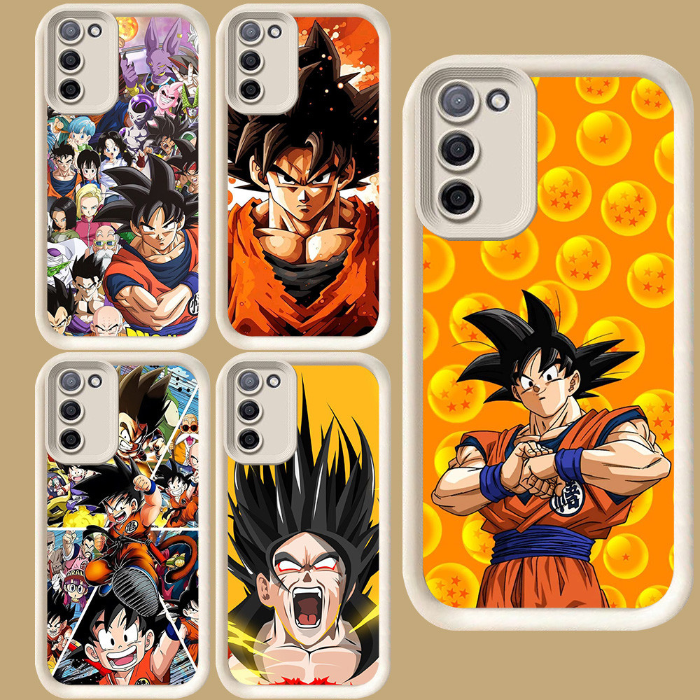R71 Dragon Ball Z สําหรับ Samsung A03S F02S M02S A71 A02 A51 A31 J4 A03 Core A02S M02 J6 Plus สีขาว