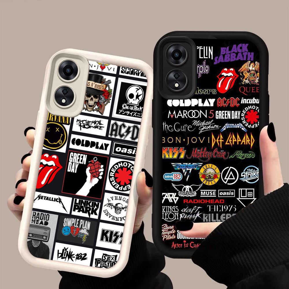 DF-92 Nirvana Queen AC DC หรูหราปลอกอ่อนสําหรับ OPPO A17 A17K A38 A58 F23 A60 A18 A78 A98