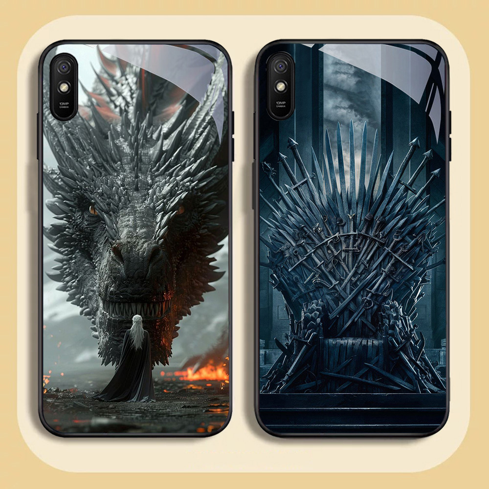 NC-32 Game of Thrones Kaca Glass Case สําหรับ Xiaomi Redmi 9A 9i 7 หมายเหตุ 7 Pro