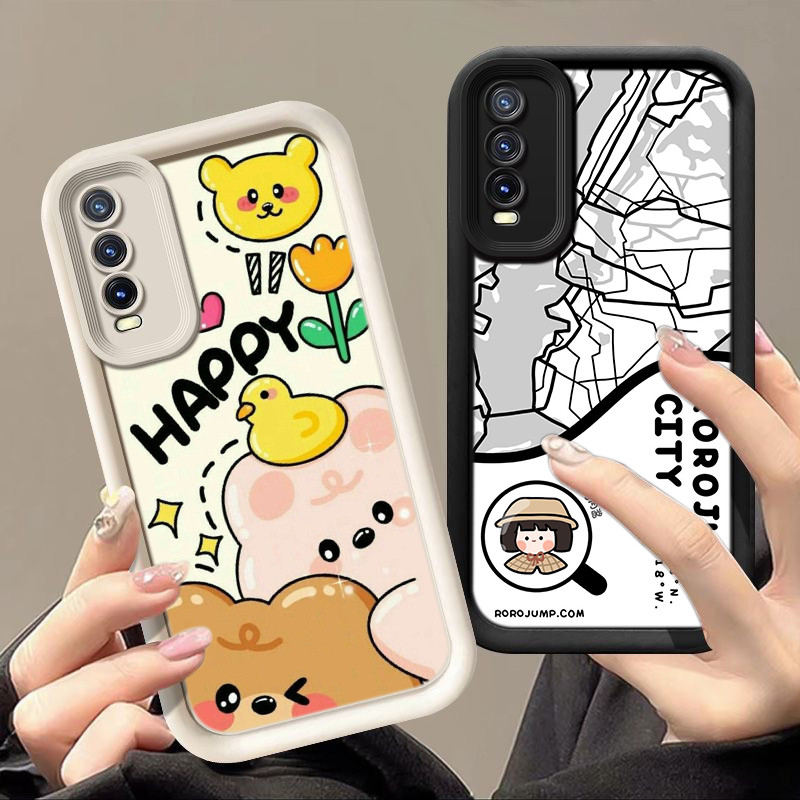 สำหรับ Redmi A1 A2 PLUS A3X A3 PRO A4 TURB O4 เคสโทรศัพท์มือถือ ดวงตานางฟ้า กรณ RR28 Flower Letter Y