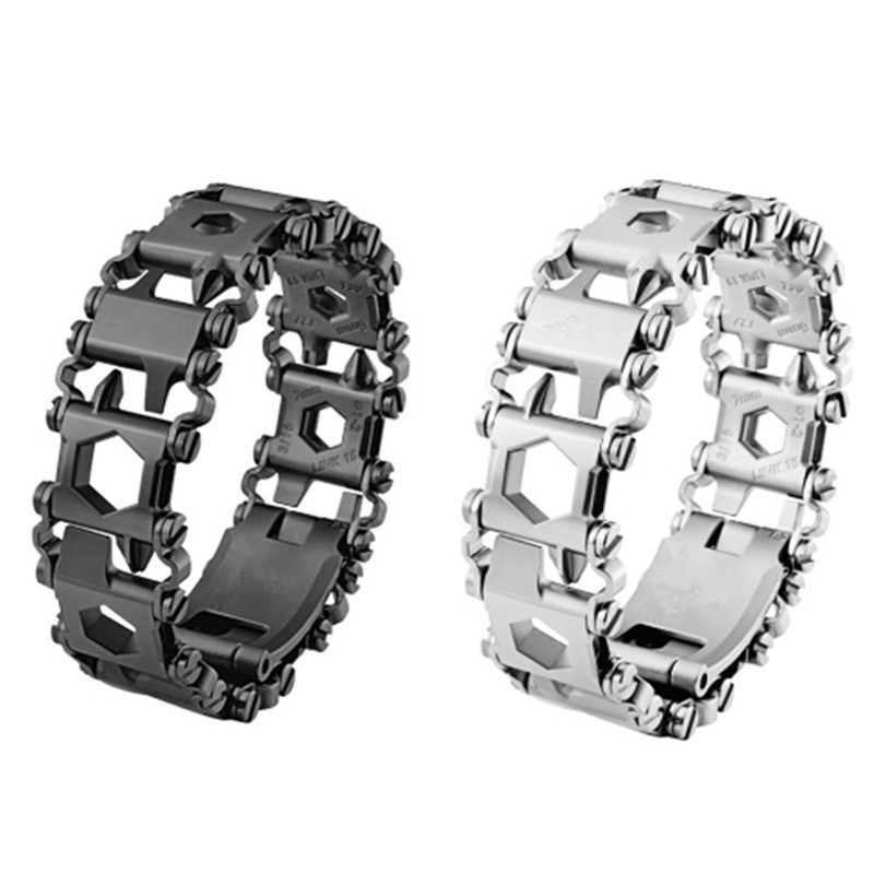 (สินค้าพร้อมส่ง) Leatherman TREAD เครื่องมือสร้อยข้อมือ สเตนเลส 29 In 1 มัลติฟังก์ชั่น เครื่องมือสร