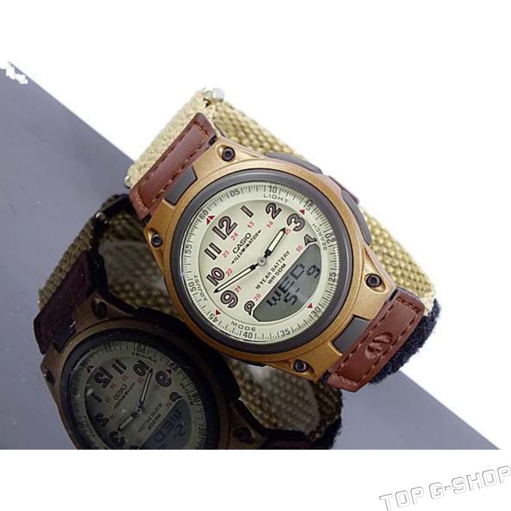 Casio CASIO AW-80V-5B Forester Retro Canvas แฟชั ่ นกีฬานาฬิกา FT-500WC-5B