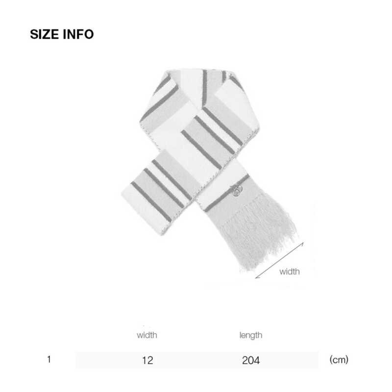 CHERRY [Kirsh] STRIPE MUFFLER |22Aw | SCARF
