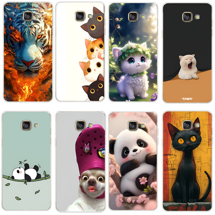 เคสสําหรับ Samsung galaxy a5 2016 a7 2016 เคสซิลิโคนนุ่ม TPU พิมพ์ฝาครอบโทรศัพท์