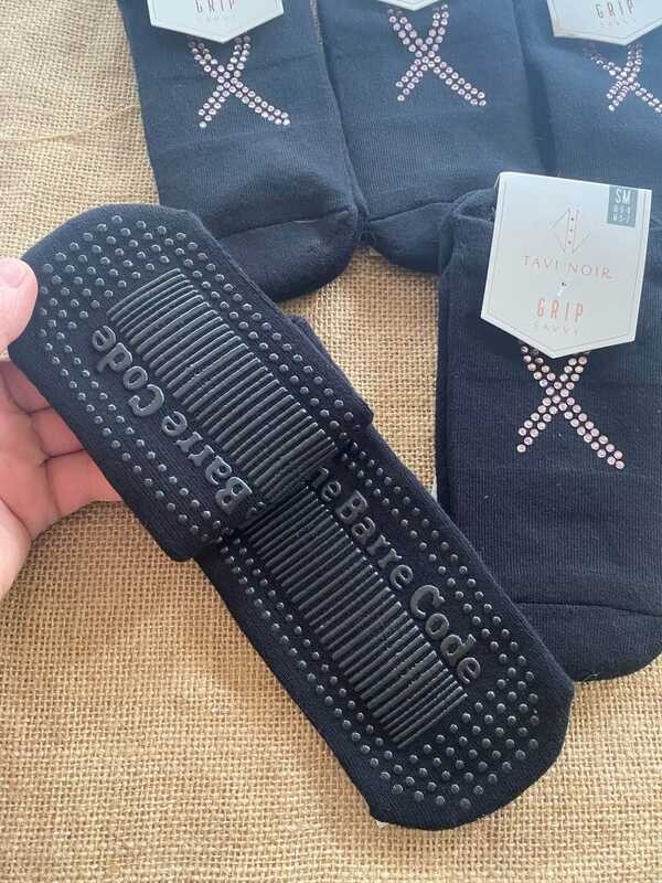 Sale Tavi Noir Pink Crystal Grip Sock