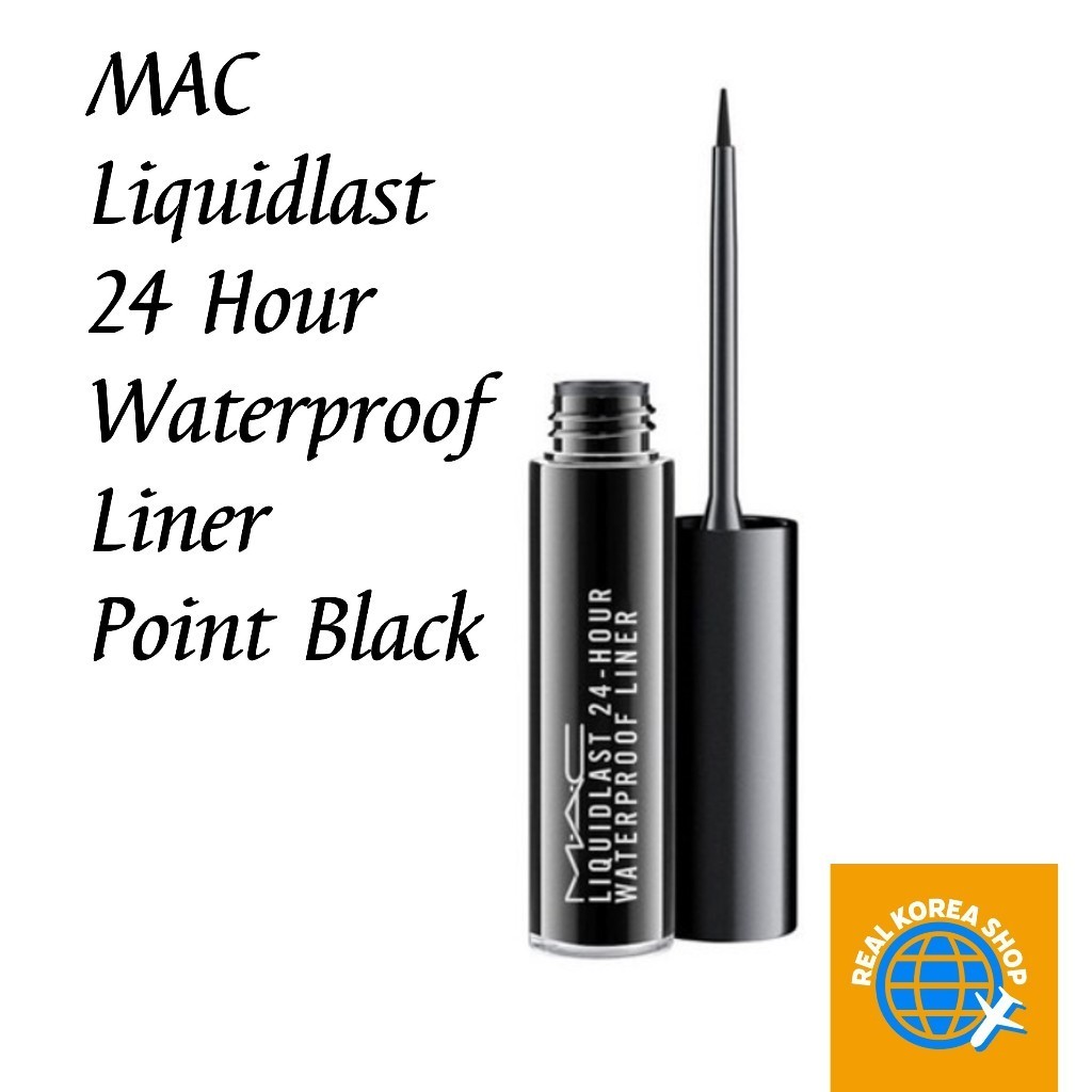 ฟิกเกอร์ Mac Liquidlast 24 Hour Waterproof Liner Point สีดํ,  MAC Liquidlast 24 Hour Waterproof Lin