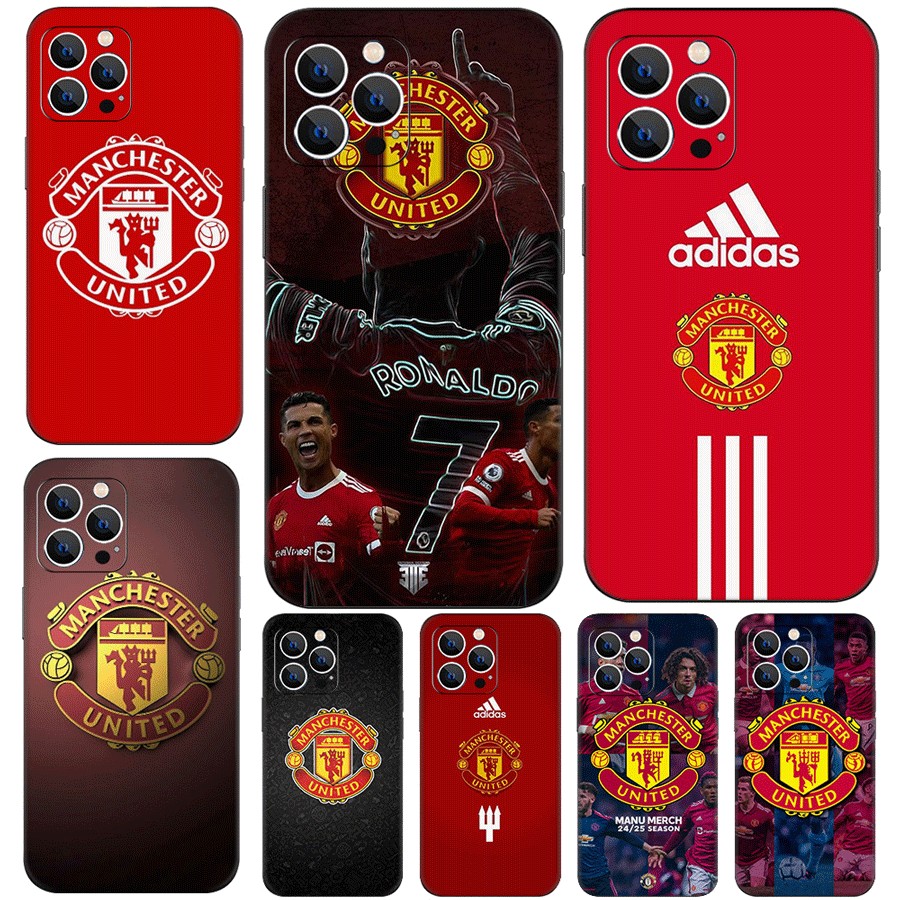 เคสโทรศัพท์สําหรับiphone 5 5s 2016 6 6s 7 8 Plus 6s SE 2020 X XS TPUป้องกันกรณีSoft shell Manchester