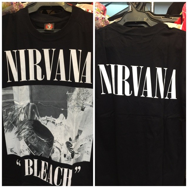 เสื้อวง Nirvana Bleach Rock