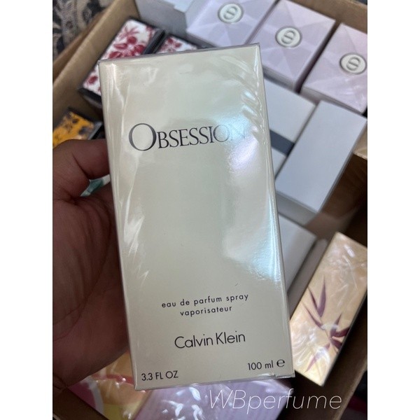 ♞,♘,♙น้ำหอม แท้100% CK Calvin Klein Obsession for woman edp 100ml กล่องซีล