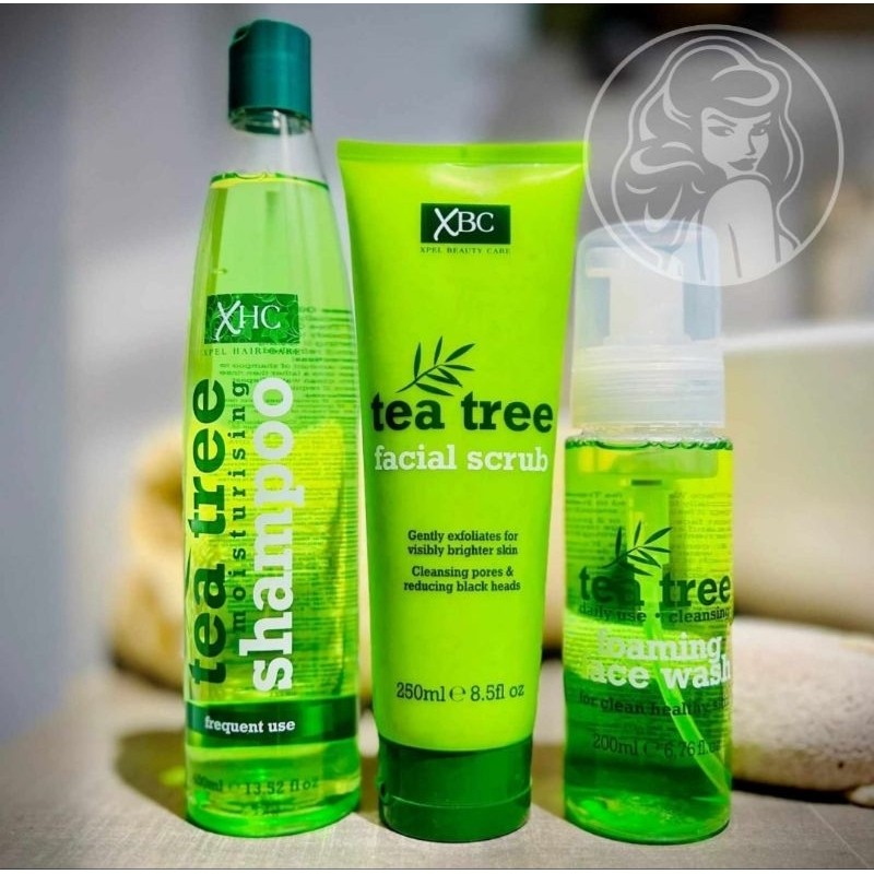 Xbc , XHC Tea Tree facial Foaming Wash, Scrub, XHC Shampoo, Conditioner, โทนเนอร์บํารุงผิวหน้า