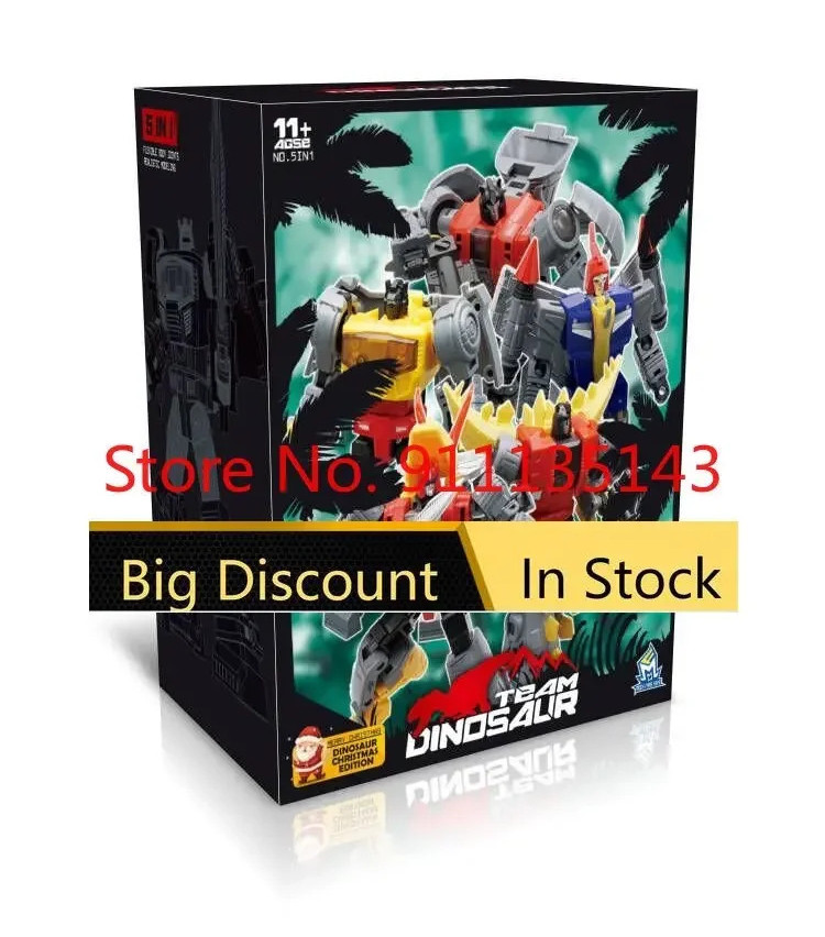 Dinosaurs Mft Mechine Dinobots 5 in 1 box In Stock
