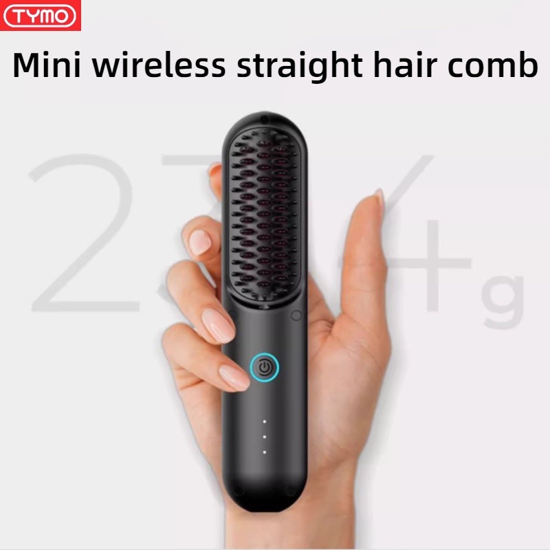 Tymo หวีไฟฟ้าไร้สาย ป้องกันน้ําร้อนลวก ชาร์จ usb 3rd Generation สําหรับจัดแต่งทรงผม