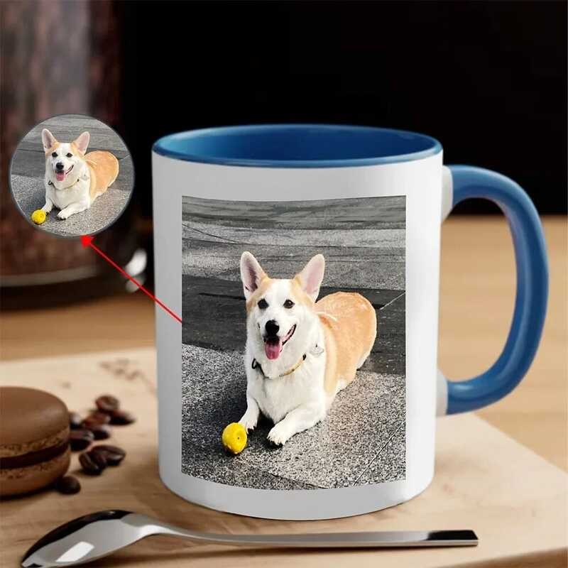 Personalized 【Worth-Buy】 Mug Picture Photo Cup Custom Dog Name Tea Coffee Mug Cute For Dog Lovers Be