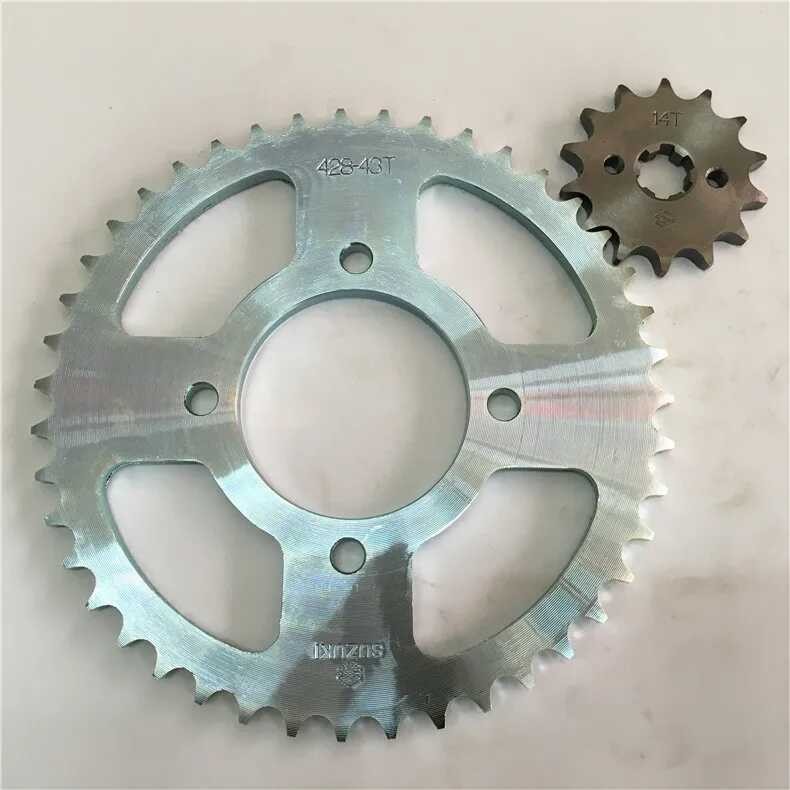 ▩ อะไหล่รถจักรยานยนต์โซ่รถจักรยานยนต์ Gt125 Qs125-5 เฟือ