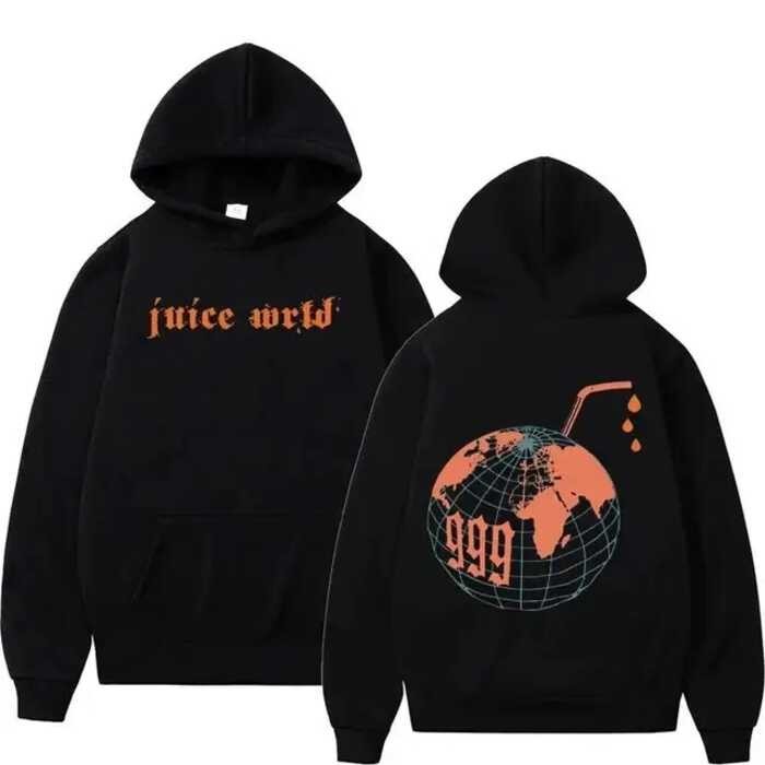 Juice 18F Wld Rappe Hoodie ผู้ชายและผู้หญิง Fashion Sweate เสื้อกันห
