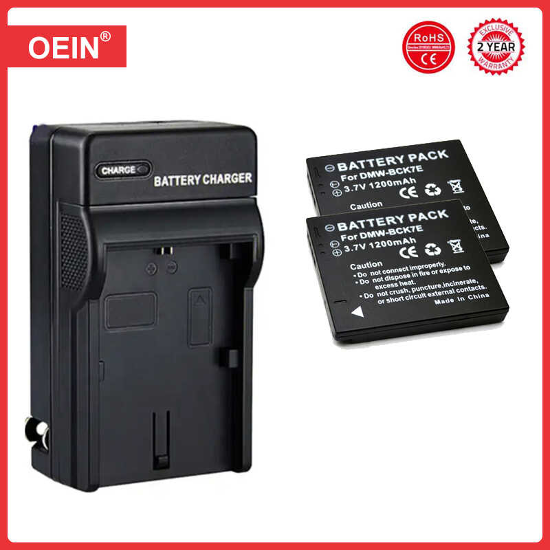 Δ ภาพใหญ่: 1200Mah Dmw-Bck7 Bck7pp Bck7e Nca-Yn101g แบตเตอรี่สำหรับ Lumix