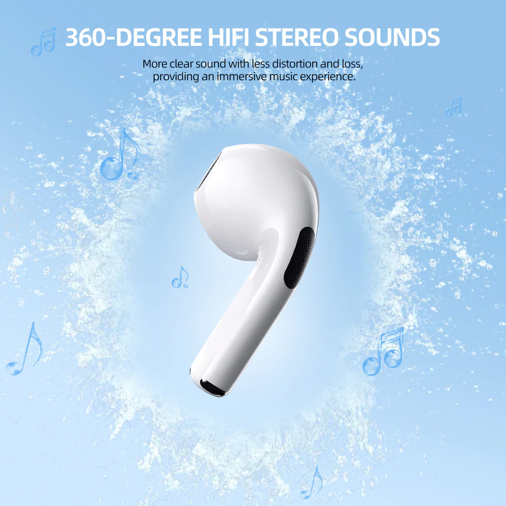 GOOJODOQ หูฟัง TWS Bluetooth ไร้สาย สัมผัสคอนโทรล มีไมค์ thumbnail 6