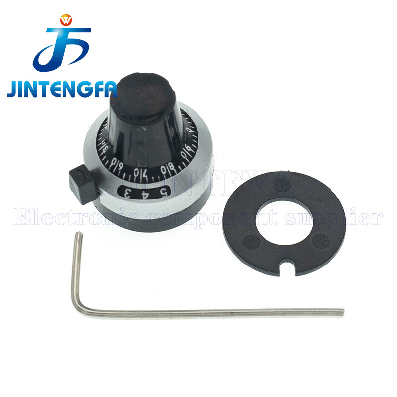 1PCS 4 มม.6.35 มม.รูรับแสง 3590S WXD3-12 WXD3-13 WXD3 Precision Scale KNOB 3590 Potentiometer ลูกบิด