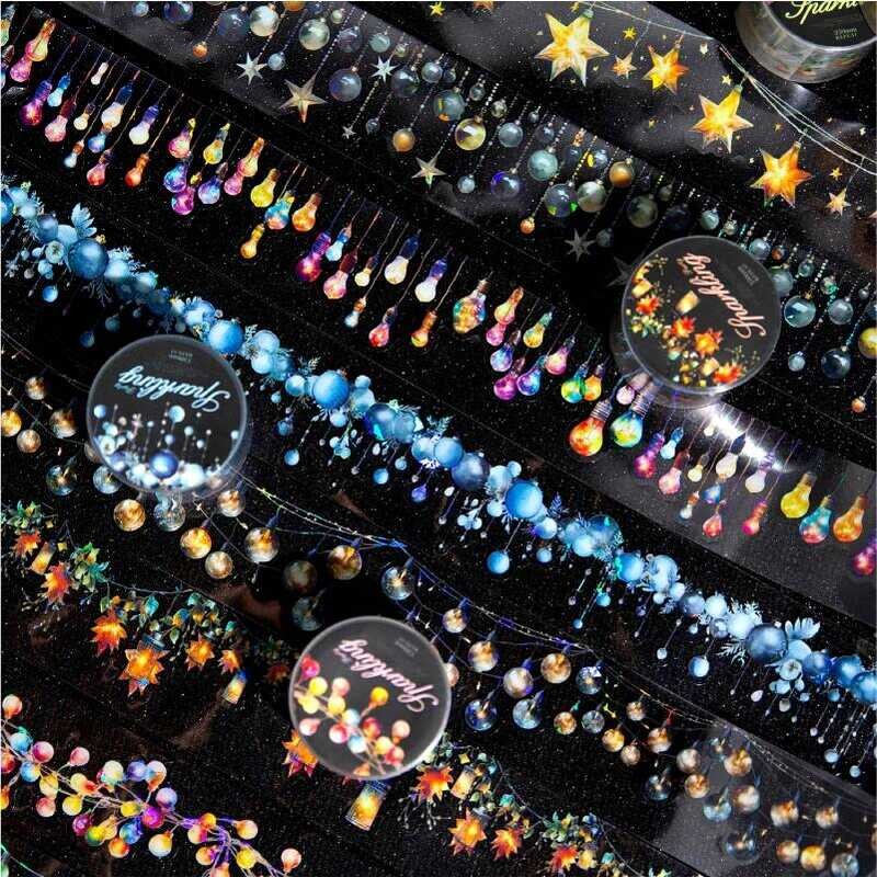 สมุดภาพ 37มม.*2ม. เทปกาวตกแต่งรอบๆ เทป PET ญี่ปุ่น สติ๊กเกอร์ Athetic Station