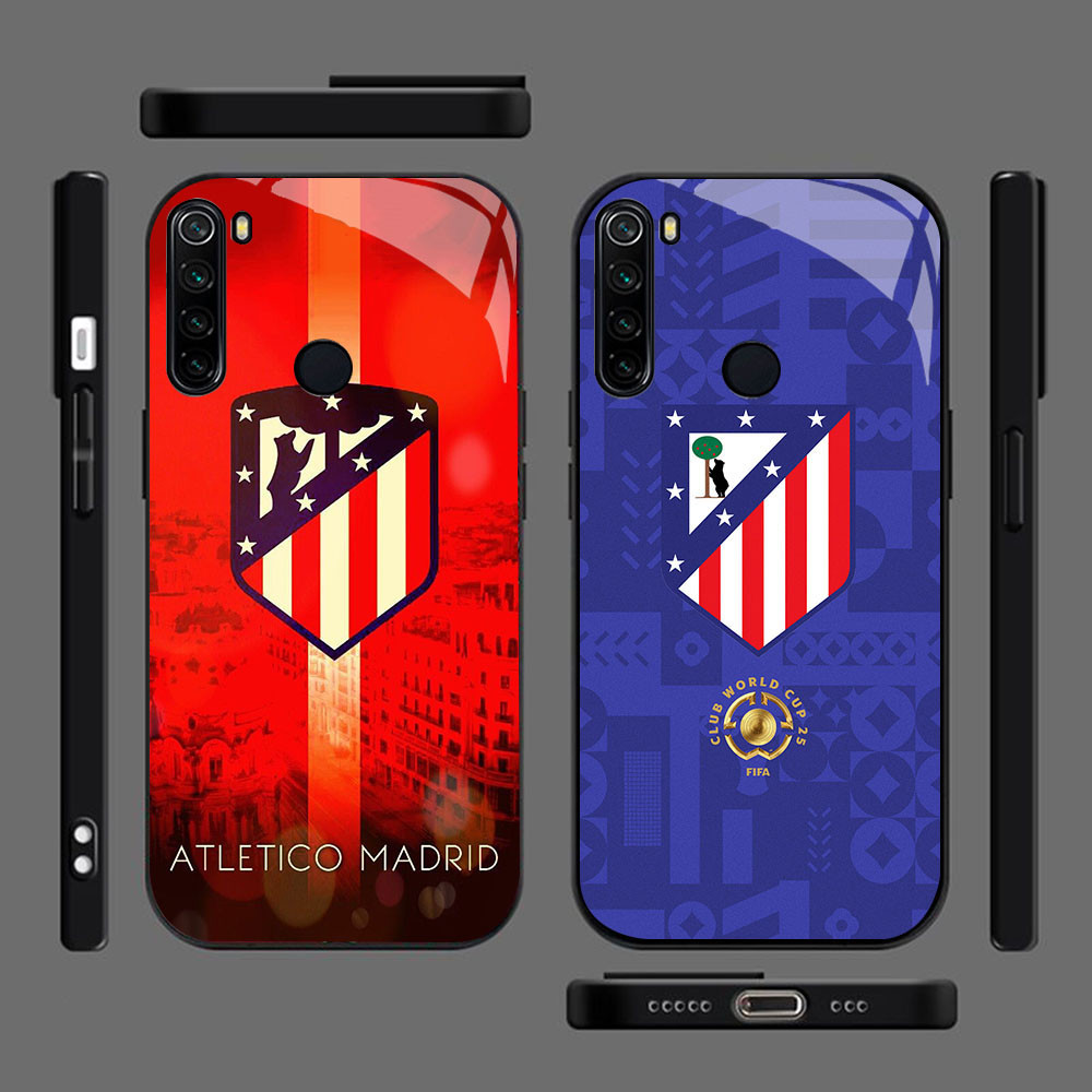 MK-6 Atletico Madrid Liquid HD Glass Casing สําหรับ Samsung A03S A71 M02S A02S A51