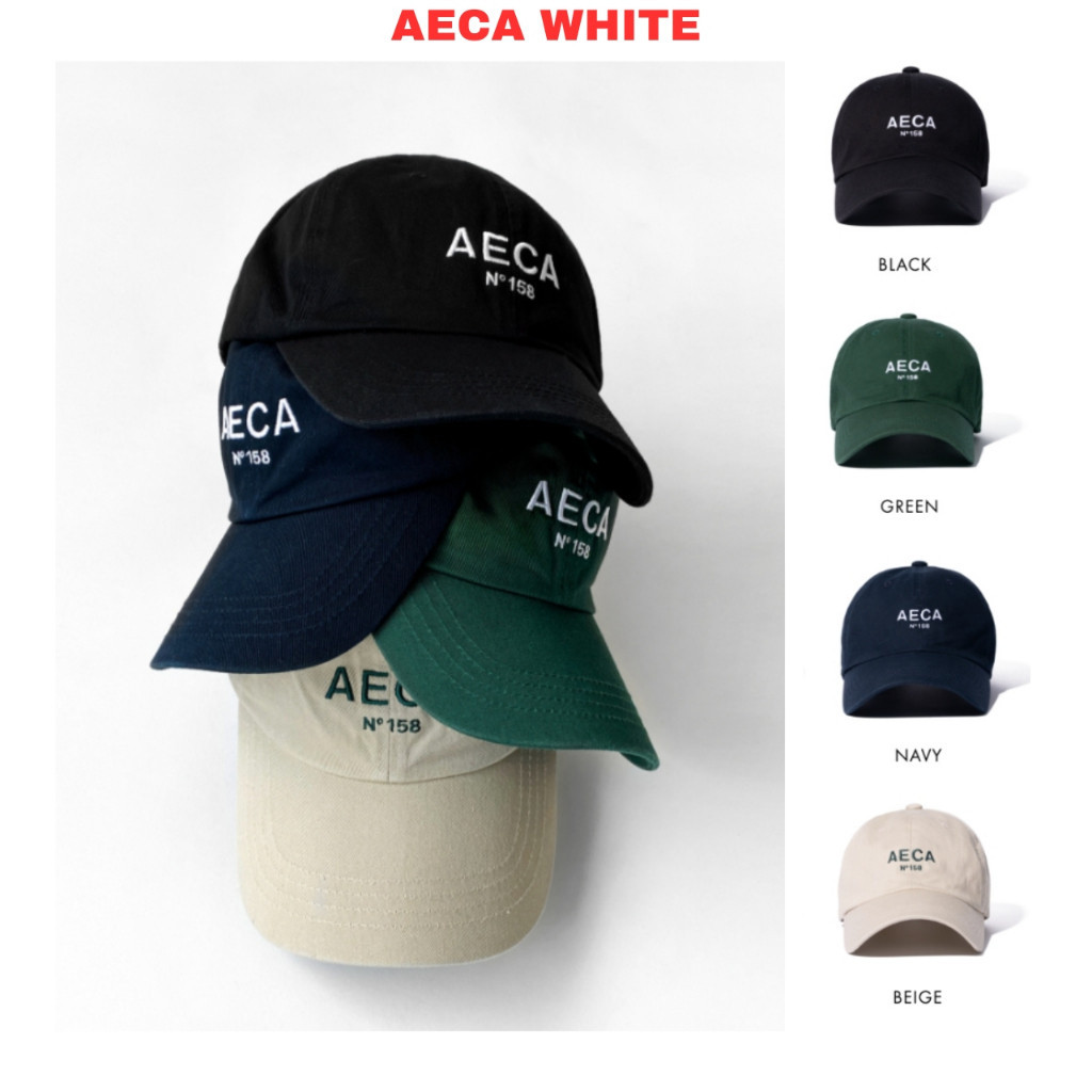 [AECA White] หมวกแก๊ปโลโก้ AECA / UNISEX / 3 สี / สินค้าเกาหลี / [เลือกได้ ENHYPEN HEESEUNG] / ของแ