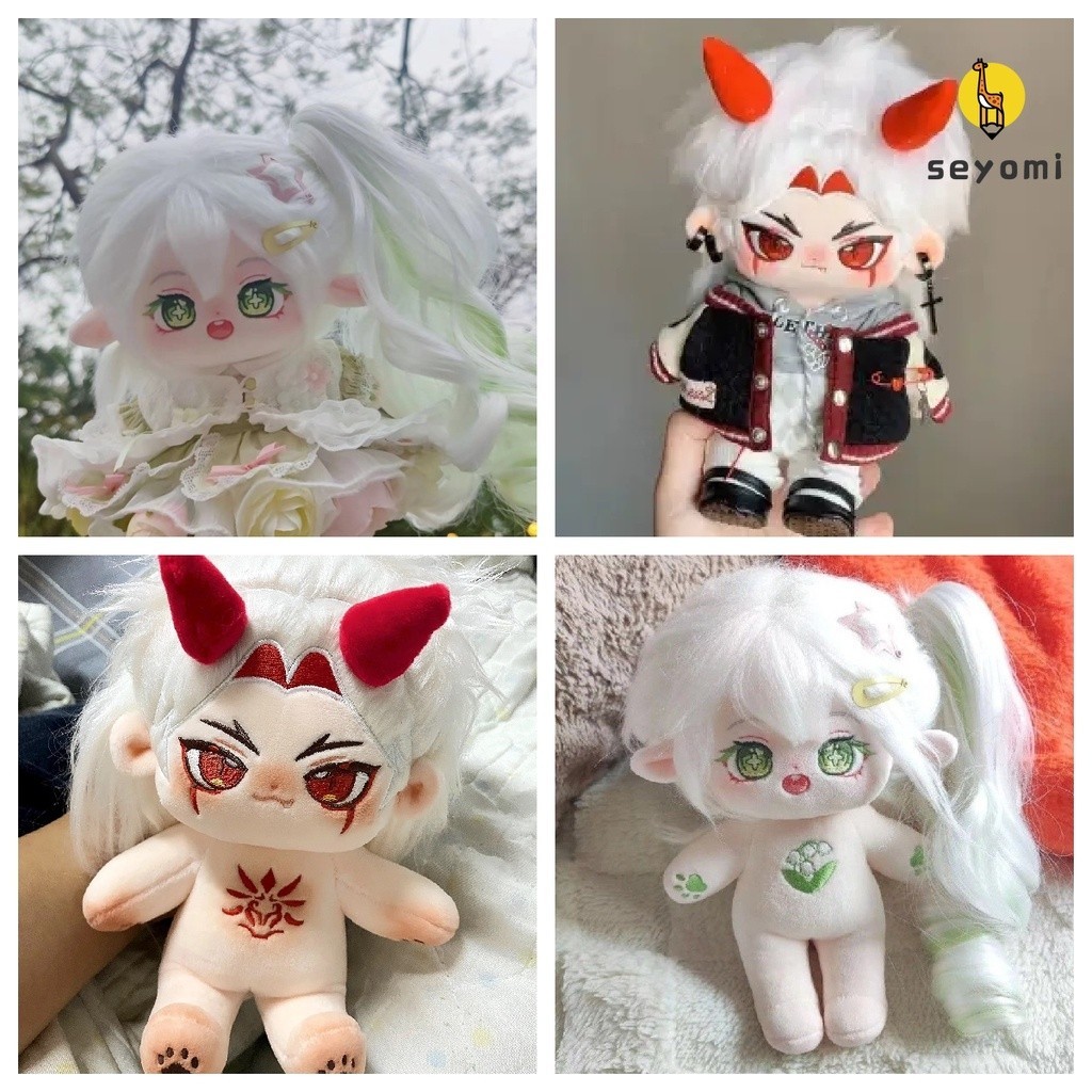 ตุ๊กตาผ้าฝ้าย ลายเกม Arataki Itto Nahida น่ารัก ขนาด 20 ซม. 20 ซม. ของขวัญวันเกิด สําหรับเด็ก